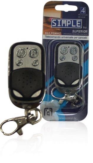 MELICONI Telecomando apricancello Meliconi Simple 4RF